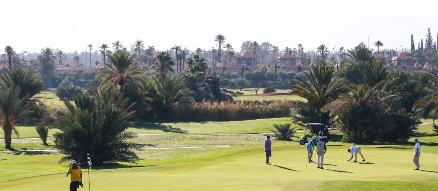 Golf spielen in Marrakesch mit dem Hotel La Maison Nomade in der Palmeriaie