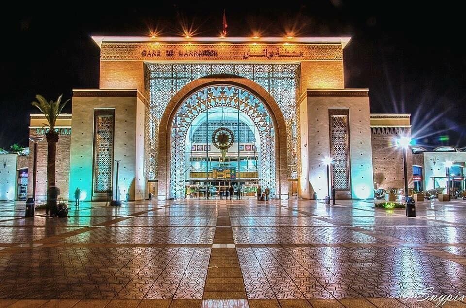 Das neue Marrakesch, hier der Hauptbahnhof