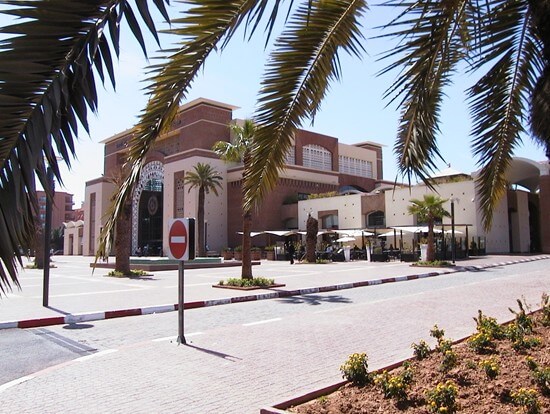 Haupfbahnhof von Marrakesch an der Avenue Mohammed VI