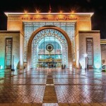 Das neue Marrakesch, hier der Hauptbahnhof das große Eingangsportal
