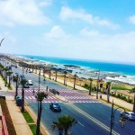 Strandpromenade von Rabat, der Hauptstadt von Marokko